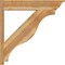 Ekena Millwork Funston Traditional Rough Sawn Outlooker, Western Red Cedar, 8"W x 40"D x 40"H OUT08X40X40FST01RWR - alternate 3